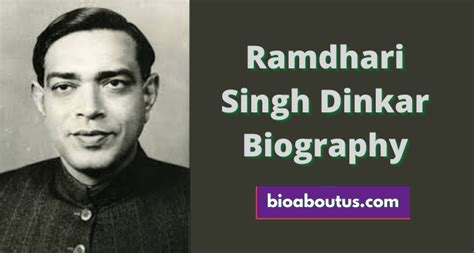 Ramdhari Singh Dinkar Biography, Wiki, Age, Height, Weight, Family, - Lyrics Trak