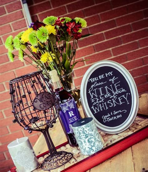 Decoration on the whiskey bar. | Whiskey bar, Starry night wedding, Whiskey