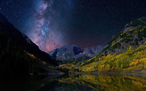 2880x1800 Milky Way On Starry Night Landscape 4k Macbook Pro Retina ,HD 4k Wallpapers,Images ...