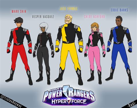 Power Rangers HyperForce Team by RaulRT on DeviantArt