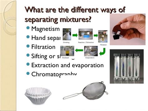 Separating mixtures