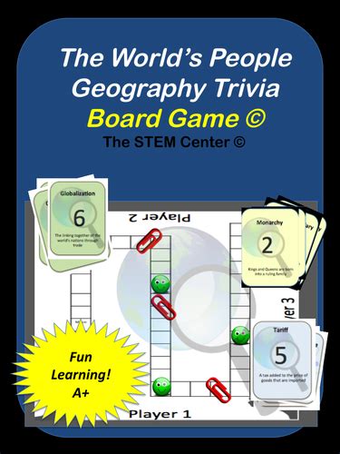 Geography: Trivia Board Game! | Teaching Resources