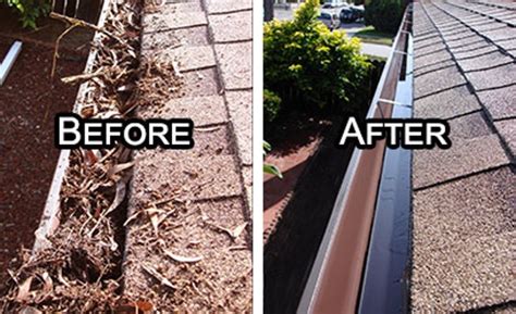 Before vs After - Affordable Rain Gutter