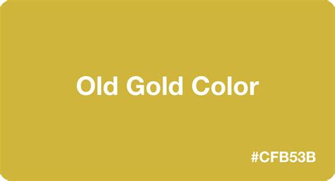 Old Gold Color: Best Practices, Color Codes, Palettes & More!