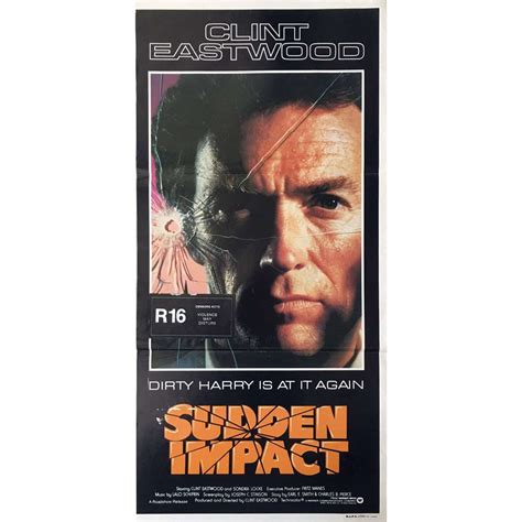 SUDDEN IMPACT Movie Poster 13x30 in.