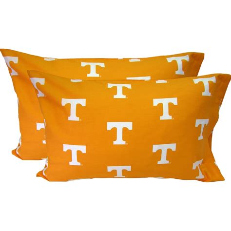 Tennessee Volunteers King-Size Pillowcase Set, Multicolor 100 Cotton ...