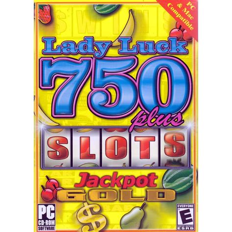 Lady Luck 750 Plus Slots Jackpot Gold PC CDRom ~ Over 750 Slot Variations - Walmart.com ...