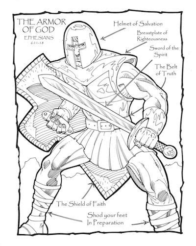 Bible Coloring Sheets and Printables for Kids — Teach Sunday School | bible | Armor of god ...