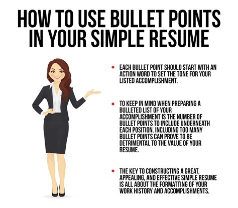 Free Bullet Point Resume Templates