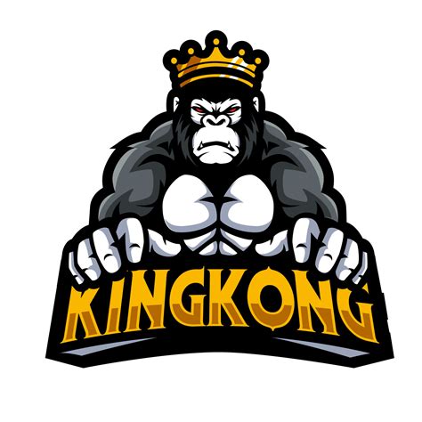 KING KONG MASCOT LOGO VECTOR 19521020 Vector Art at Vecteezy