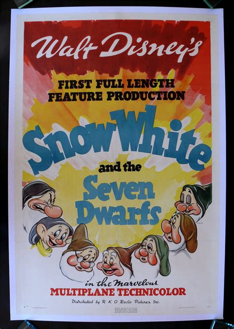 Snow White Movie Poster - Disney Classics Photo (8254468) - Fanpop