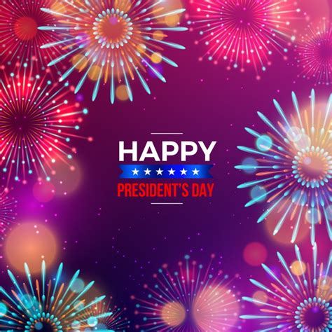 Free: Fireworks president's day Free Vector - nohat.cc