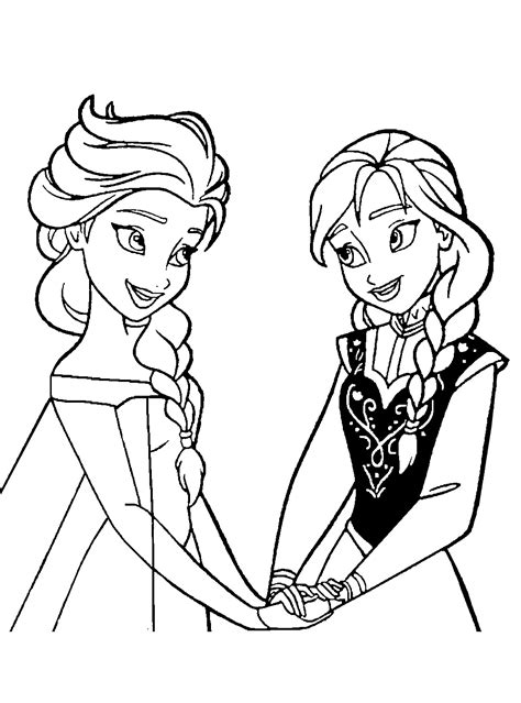 Frozen free to color for kids - Frozen Coloring Pages for Kids