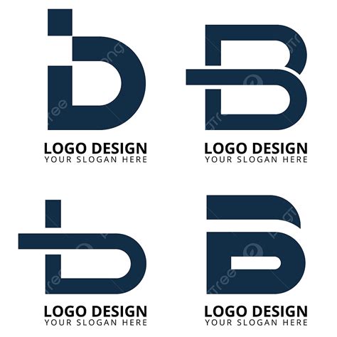 Letter B Logo Vector Design Images, B Letter Professional Business Logo Design Collection, B, B ...