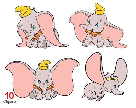 Baby Dumbo Clipart