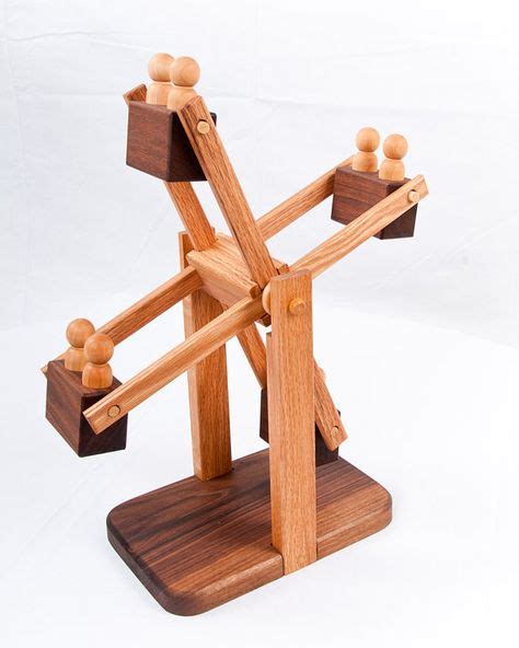 The cutest wooden ferris wheel - made of hardwoods and finished with ...