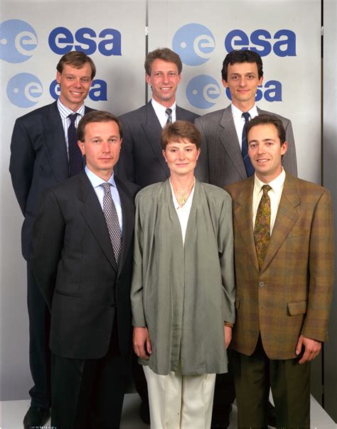 ESA - Six new ESA astronauts were selected in 1992