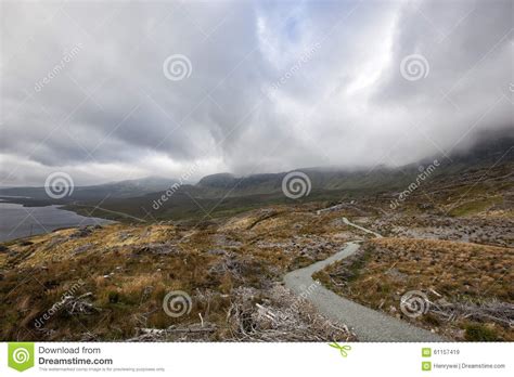 Mountain Trail in Scotland, the Old Man of Storr Stock Image - Image of nature, hiking: 61157419