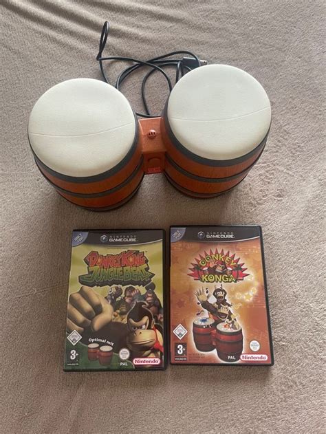 Gamecube Donkey Kong Bongos mit Spiel - Konga & Jungle Beat | Kaufen ...