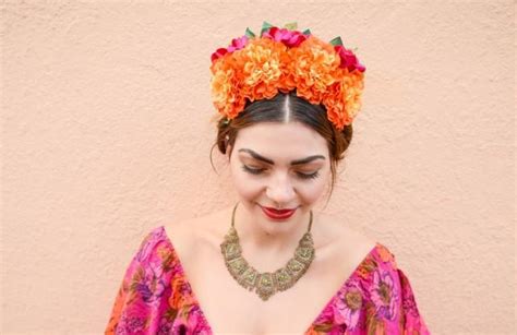 Day Of The Dead Flower Crown, Frida Kahlo Headpiece, Mexican, Headpiece, Floral Crown, Frida ...