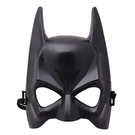 1Pcs Halloween Half Face Batman Mask Black Masquerade Dressing Party ...