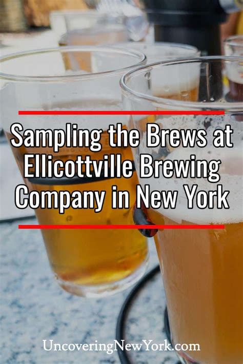 Sampling the Beers at Ellicottville Brewing Company in Cattaraugus County - Uncovering New York