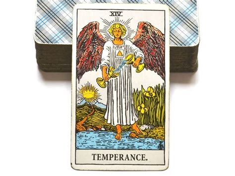 Temperance Symbols - Rider Waite Tarot | KarinasTarot.com