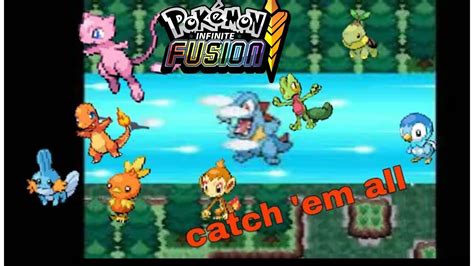 Pokemon Infinite Fusion gameplay - Secret Forest ! How to Catch Starter & Mew Mystic Legendary ...