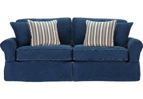 Denim Sofa Slipcover - Home Furniture Design