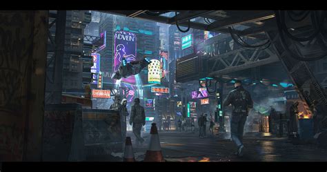 Cyberpunk: Streetview by Alexander Dudar : r/ImaginaryCyberpunk