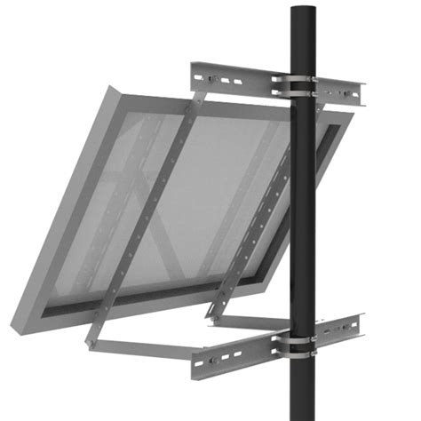 Adjustable Single Solar Panel Pole Mounting Brackets | Tripsolar