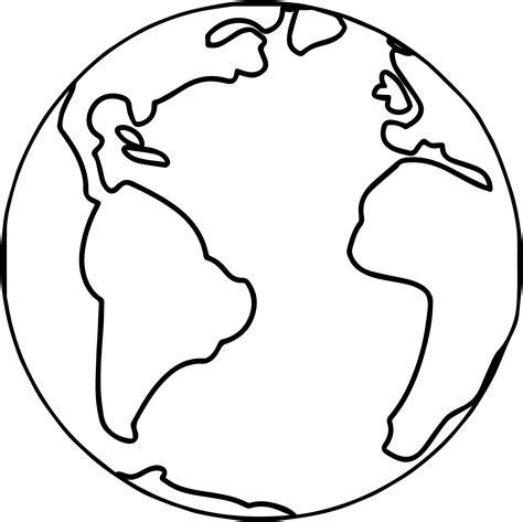 Globe Outline | Free download on ClipArtMag