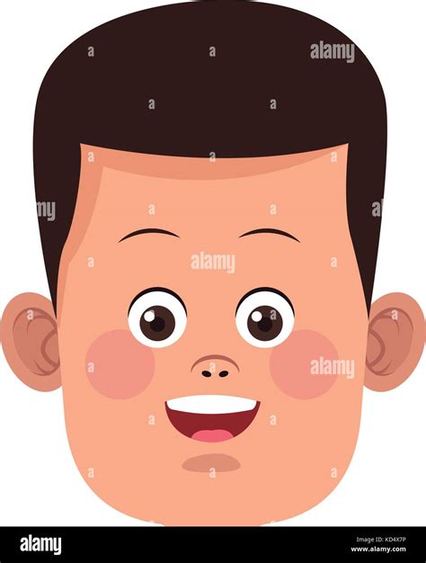 Funny boy face Stock Vector Image & Art - Alamy