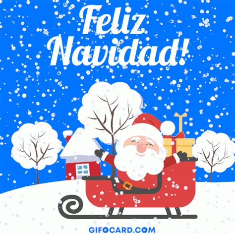 Spanish merry christmas gif ecards – free download, click to send