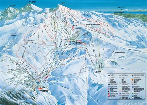 Sierra Nevada Ski Resort Map - Sierra Nevada Granada Andalucia Spain ...