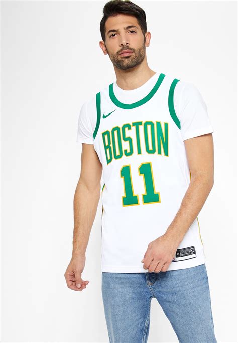 Buy Nike white Boston Celtics Kyrie Irving Swingman Jersey for Men in ...