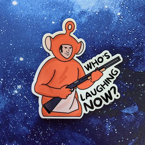 Todd Howard Teletubby With a Gun. Waterproof Die Cut Glossy | Etsy