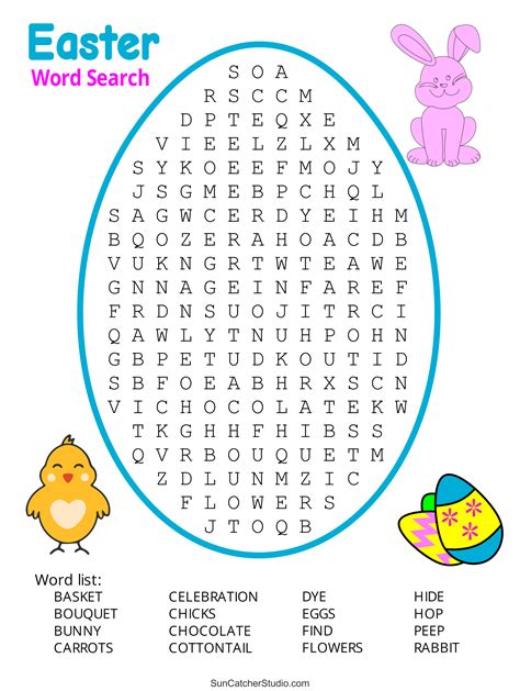 Printable Easter Word Search Puzzle Jinxy Kids, 52% OFF