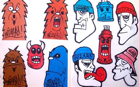 Graffiti Sticker Characters Ideas