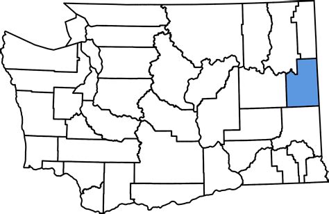 Spokane County Map