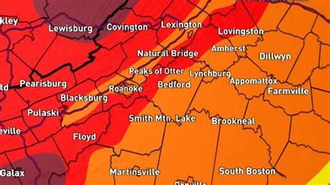 Here's the fall foliage outlook map for Virginia