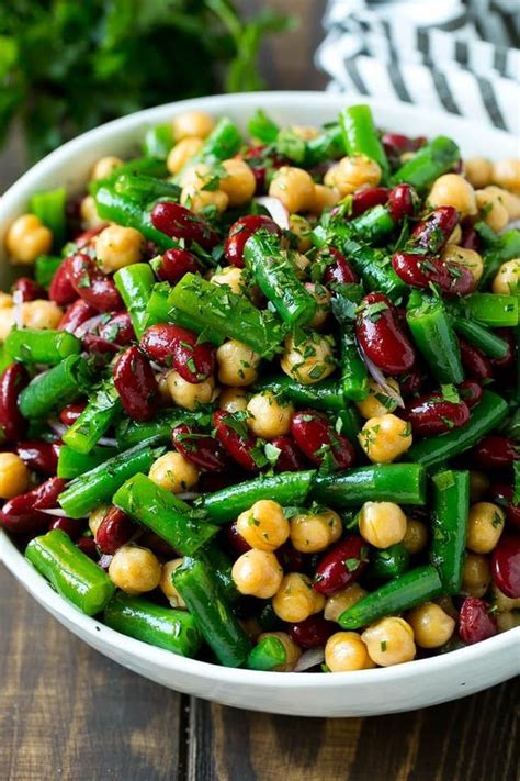 Three Bean Salad | Green bean dishes, Bean salad recipes, Bean recipes