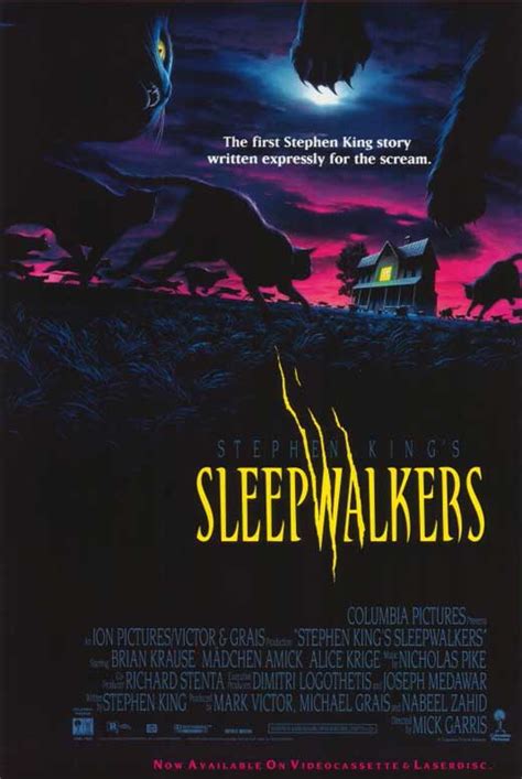 Sleepwalkers Movie Posters From Movie Poster Shop