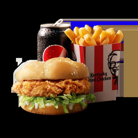 Zinger Burger Combo - Eats Bible