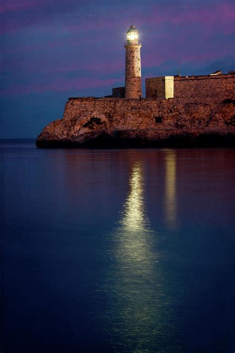 Castillo del Morro Lighthouse Havana Cuba Photograph by Joan Carroll ...