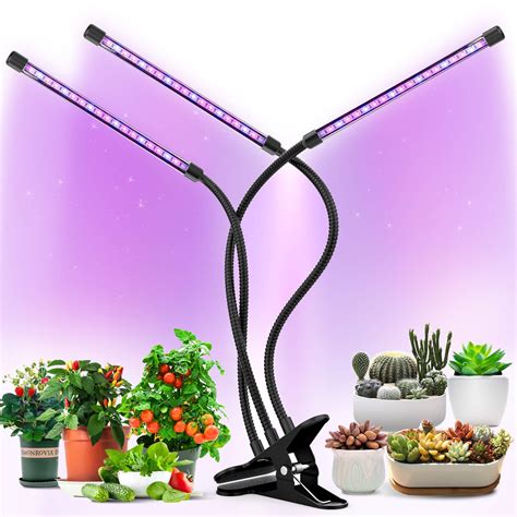 Grow Lights Plant Light for Indoor Plants Lamps Bulb Full Spectrum Auto ON/Off Timer : Amazon.in ...