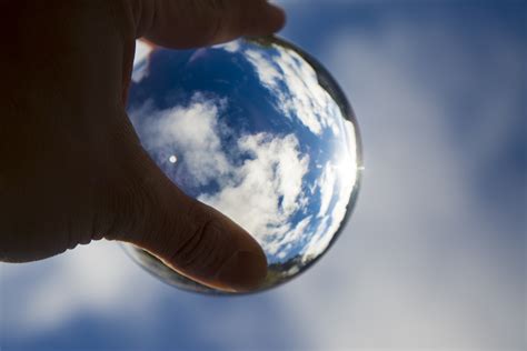 Crystal Ball And Blue Sky Free Stock Photo - Public Domain Pictures