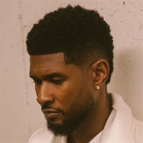 Usher Haircut - Best Black Men's Hairstyles South of France Style