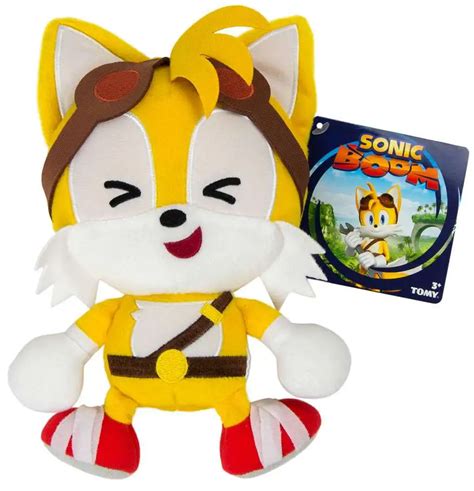 Sonic The Hedgehog Sonic Boom Emoji Tails 8 Plush Cute TOMY, Inc. - ToyWiz