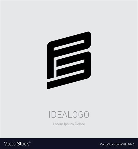 P and number 3 - logo p3 logotype design Vector Image